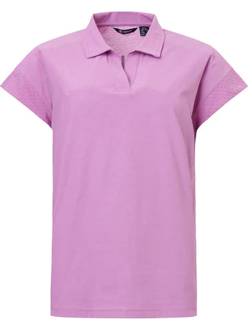 Abacus Sports Wear: Women's Loosefit Cup Sleeve Golf Polo - Erin