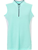Abacus Sports Wear: Women's Loosefit Sleeveless Golf Polo - Erin Shirts & Tops