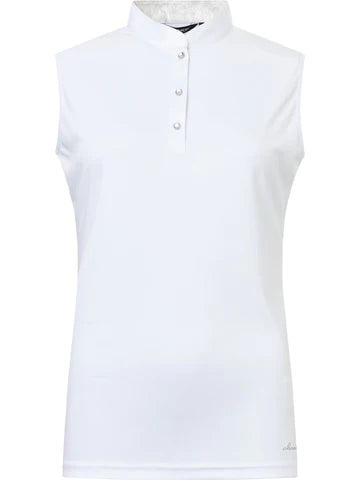 Abacus Sports Wear: Women's Sleeveless Golf Polo - Cherry