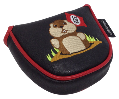 19th Hole Gopher Embroidered Putter Cover by ReadyGOLF - Mallet