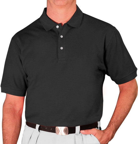 Golf Knickers: Clubhouse Golf Shirt - Black