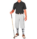Golf Knickers: Clubhouse Golf Shirt - Black Clothing