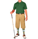 Golf Knickers: Clubhouse Golf Shirt - Dark Green Clothing