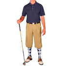 Golf Knickers: Clubhouse Golf Shirt - Navy Clothing