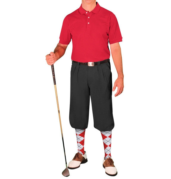 Golf Knickers: Clubhouse Golf Shirt - Red
