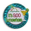 Bonjoc: Ball Marker & Hat Clip - It's 5:00 Somewhere (Blue)