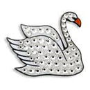 Bonjoc: Ball Marker & Hat Clip - "Gretchen Swan"