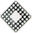 BELLA Swarovski Crystal Ball Marker & Hat Clip - SQUARE - Clear