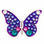 Bonjoc: Ball Marker & Hat Clip - Butterfly (Purple)