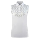 Daily Sports Women's Caterina Sleeveless White Polo (Size Small) SALE