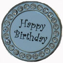 Navika: Ball Marker & Hat Clip - Happy Birthday (White)