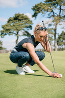 Abacus Sports Wear: Women's 4-Ways Stretch 7/8 Trousers- Elite Graphic High Waist Pants