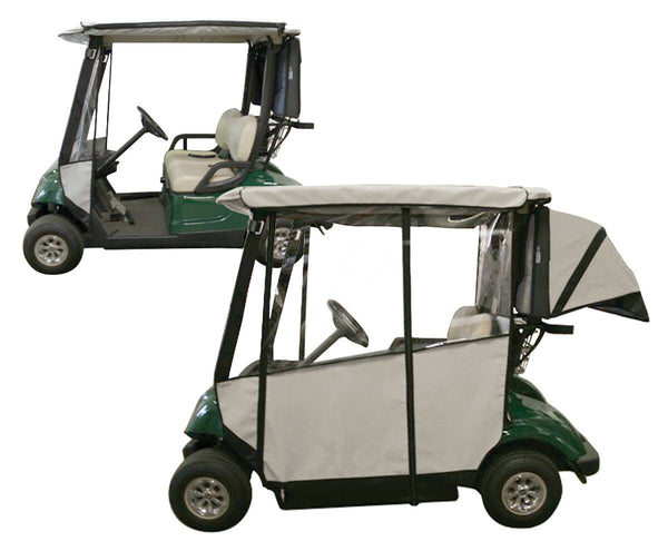 Club Pro: Yamaha Golf Cart Enclosure - 3-Sided Drive (2006-2016)