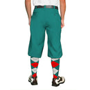 Golf Knickers: Mens 'Par 3' Microfiber Golf Knickers - Teal Clothing