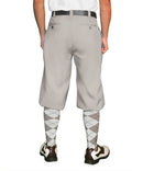 Golf Knickers: Mens 'Par 3' Microfiber Golf Knickers - Taupe Clothing