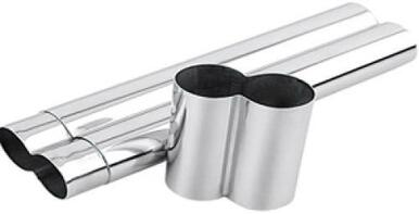 Stainless Steel Double Cigar Tube - Holds 2 Cigars