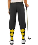 Golf Knickers: Ladies 'Par 3' Microfiber Golf Knickers - Black Clothing