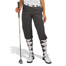 Golf Knickers: Ladies 'Par 3' Microfiber Golf Knickers - Charcoal Clothing