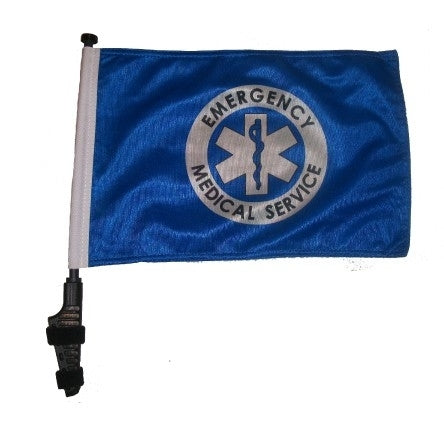 SSP Flags: 11x15 inch Golf Cart Flag with Pole - EMS
