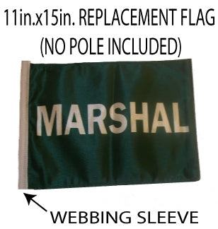 SSP Flags: 11x15 inch Golf Cart Replacement Flag - Marshall