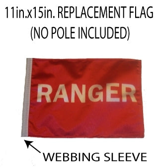 SSP Flags: 11x15 inch Golf Cart Replacement Flag - Ranger