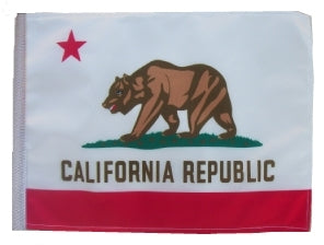 SSP Flags: 11x15 inch Golf Cart Replacement Flag - California
