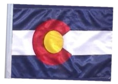 SSP Flags: 11x15 inch Golf Cart Replacement Flag - Colorado