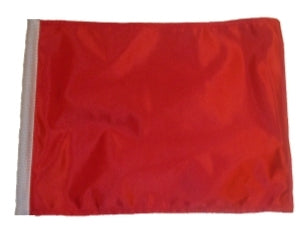 SSP Flags: 11x15 inch Golf Cart Replacement Flag - Red