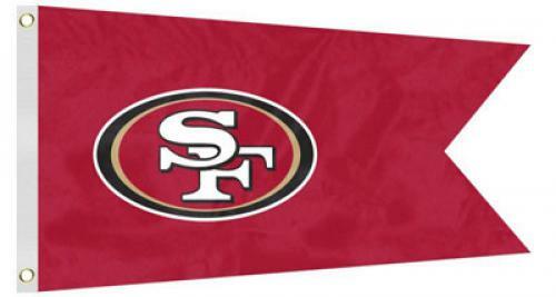 Bag Boy: NFL Pennant 12' x 18' Golf Cart Flag - San Francisco 49ers