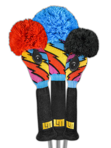 Just 4 Golf: Loudmouth Headcover Set - Captain Thunderbolt