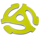 ReadyGolf: 45 rpm Record Adapter Ball Marker & Hat Clip