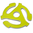 ReadyGolf: 45 rpm Record Adapter Ball Marker & Hat Clip