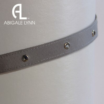 Abigale Lynn Visor Band - Grey Solid