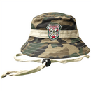 Camo Bucket Hat with Chin Strap