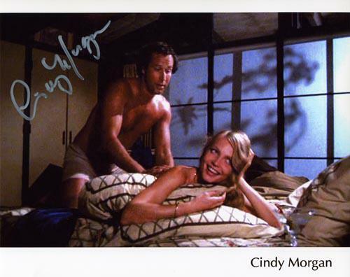 Cindy Morgan "Lacey Underall" Signed 8x10 Caddyshack Photo - Bedroom/Chevy Chase