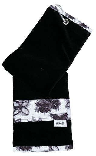 Glove It: Golf Bag Towel - Graphite Flower