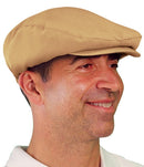 Golf Knickers: Men's 'Par 3' Microfiber Flat Cap Hats