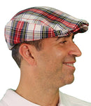 Golf Knickers: Mens 'Par 5' Plaid Golf Cap Hats