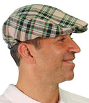Golf Knickers: Mens 'Par 5' Plaid Golf Cap Hats