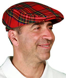 Golf Knickers: Mens 'Par 5' Plaid Golf Cap Hats