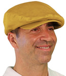 Golf Knickers: Men's 'Par 4' Cotton/Ramie Flat Cap Hats