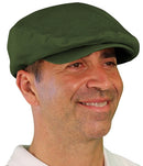 Golf Knickers: Men's 'Par 4' Cotton/Ramie Flat Cap Hats