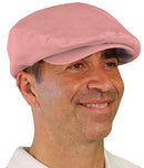 Golf Knickers: Men's 'Par 4' Cotton/Ramie Flat Cap Hats
