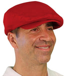 Golf Knickers: Men's 'Par 4' Cotton/Ramie Flat Cap Hats
