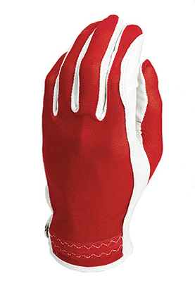 Evertan: Women's Tan Through Golf Glove - Red Hot
