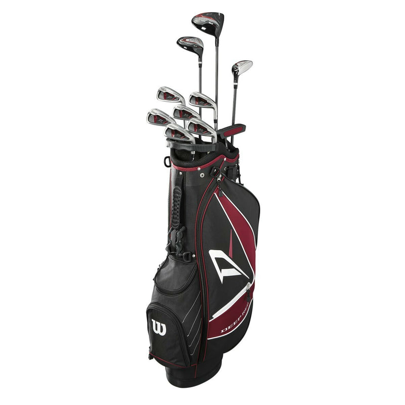 Wilson: Complete Golf Club Set Carry Bag - Deep Red Tour