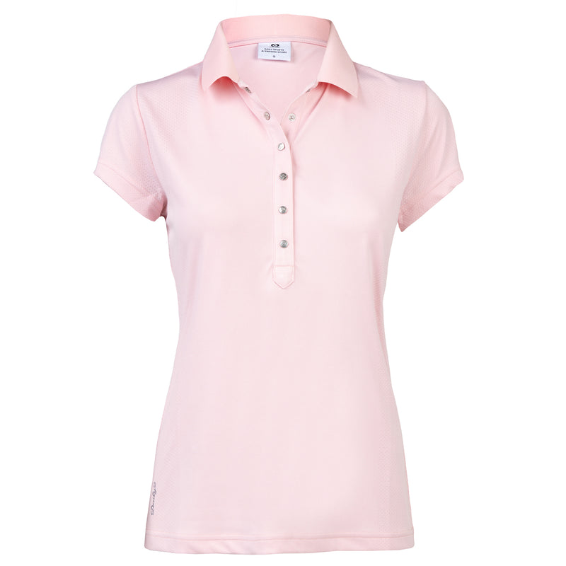 Daily Sports Women's Mindy Blush Polo Shirt (Size Medium) SALE
