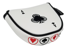 Ace of Clubs Embroidered Putter Cover - Mallet by ReadyGOLF