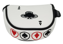 Ace of Clubs Embroidered Putter Cover - Mallet by ReadyGOLF