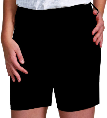 Antigua Women's Black Classic Stretch Golf Shorts 100775 (Size 16) SALE